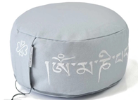 LOVE MEDITATIEKUSSEN MANTRA DOLPHIN GREY - LOVE GENERATION